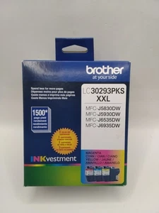 Brother LC30293PKS XXL 3-Pack Tri-Color CMY Ink Cartridges 6617 Exp 2027.06 - Bild 1 von 4