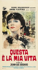 Vivre sa vie: Film en douze tableaux (1962) Jean-luc Godard impresión de carteles de películas - Imagen 1 de 1