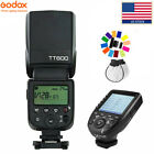 US Godox TT600 2.4G Wireless Camera Flash HSS Speedlite+Xpro-c Trigger for Canon