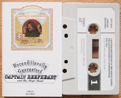 CAPTAIN BEEFHEART - UNCONDITIONALLY GUARANTEED (VIRGIN TCV2015) 1974 UK CASSETTE Foto 1 de 3