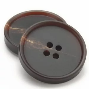 10Pcs Resin Buttons 4-Hole Round Button for DIY Clothing Crafts Coat Suit - Picture 1 of 8
