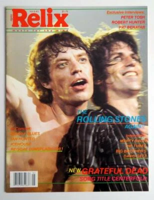 Magazine US RELIX 10/1981 Rolling Stones Peter Tosh Grateful Dead Janis Joplin  - Image 1 of 4