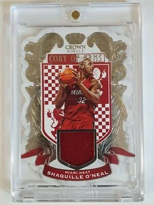 2020 Crown Royale Shaquille O'Neal #Patch Game Worn Jersey - Ready to Grade - Picture 1 of 2