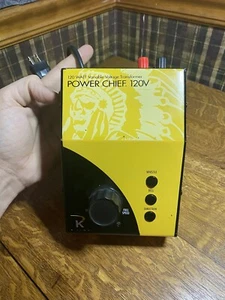 K-Line Power Chief 120V Dual Output 120 Watt Variable Voltage Transformer 14603 - Picture 1 of 10