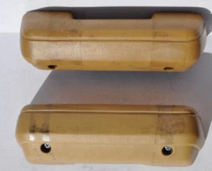 Holden VB VC VH VK VL SL Rear Back Door Arm Rests Left & Right Pair Brown - Picture 1 of 2