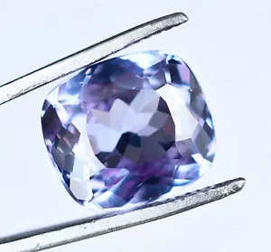 Natural Gray-Purple Musgravite 7.75 Ct Cushion Certified Tanzania Loose Gemstone - Picture 1 of 7