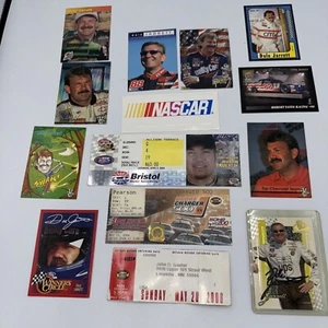 Lot of NASCAR Dale Jarrett Trading Cards - Ticket Stubs Misc Cards See Photos - Picture 1 of 15