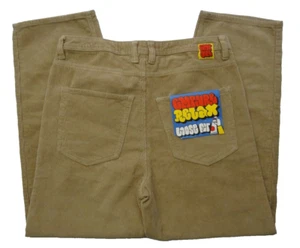 NUEVO CON ETIQUETAS Empyre 32x30 Relajado Suelto Pantalón Grueso Pana Suelto Patinador Cordones NUEVO - Imagen 1 de 13