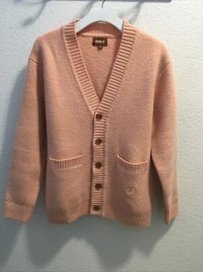 Golf Wang Mohair Blend Cardigan Pink Size S - Picture 1 of 6
