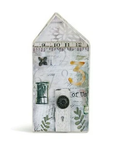 Escultura de yeso con retazos de casa de memoria DEMDACO "3 of Us" - Imagen 1 de 2