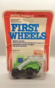First Wheels Back Hackenschaufel 1979 Druckguss Nr. 1311 Metall 5 Zoll lang Mattel Neu im Karton - Bild 1 von 6