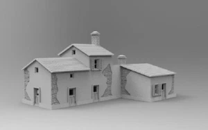 WOW Buildings 1/72 (20 mm) Kelly's Heroes Extra Houses #2 - Imagen 1 de 3