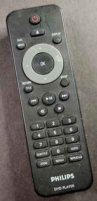 Genuine OEM Philips DVD Player Replacement Remote Control 2422 549 01929 - Image 1 of 2