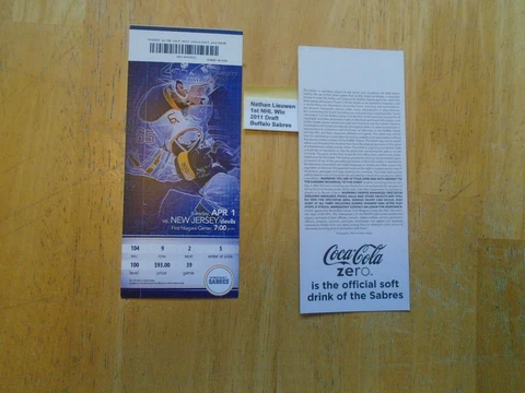 Nathan Lieuwen NHL Debut  2011 Draft  Buffalo Sabres Cover