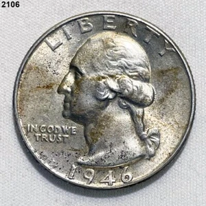 1946 Washington Quarter - UNC [2106] - Picture 1 of 2