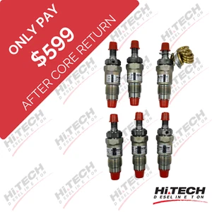 Injector set for Toyota 2H Landcruiser 1985 23600-68020 / 0935003020 / 3020 - Picture 1 of 5