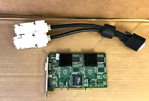 Matrox Millennium G450 MMS DualHead Graphics card G45X2DUAL-B PCI with cable - Picture 1 of 2