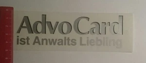 Aufkleber/Sticker: Advo Card ist Anwalts Liebling (08011714) - Bild 1 von 1