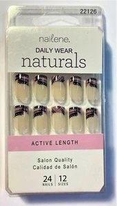 Uñas de uso diario naturales longitud activa uñas 24 uñas #22126 - Imagen 1 de 1