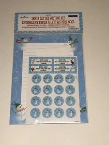 Hallmark Santa Letter Writing Kit - Snowman Edition - New Sealed - Imagen 1 de 4