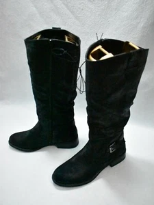 Mossimo Stiefel Reiten groß schwarz Größe 6 Damen neu Quinn - Bild 1 von 11