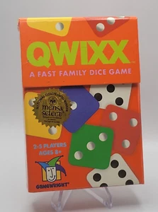 Qwixx Fast Family Dice Game Gamewright Roll & Write - Picture 1 of 3