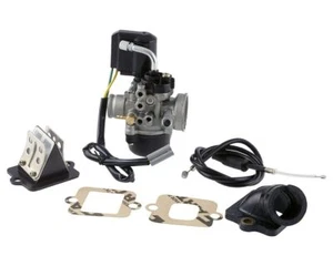 Vergaser 17,5mm Sport mit E-Choke Ansaugstutzen Membrane, Piaggio Gilera Vespa - Bild 1 von 3