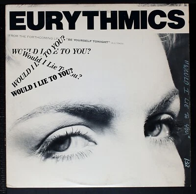 Eurythmics - Would I Lie To You? - 12" single [NH08-074] original LP record - Image 1 of 4