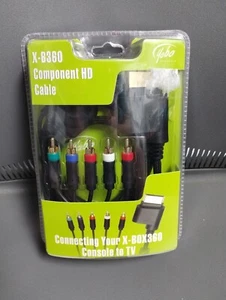 NEW Microsoft XBOX 360 AV cable Component HD gold plated HEAVY DUTY QUALITY - Picture 1 of 5
