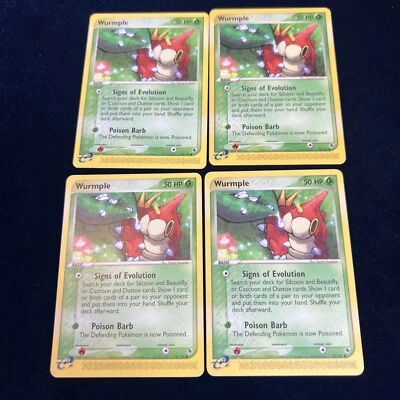 Wurmple 78/109 Ex Ruby & Sapphire Pokemon Card E Series Common Non-Holo MP 4 - Image 1 of 4