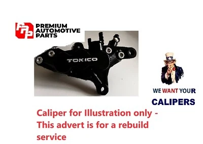 Kawasaki ZX-9R Ninja 1996-2000 Front brake caliper Rebuild service - Image 1 of 4