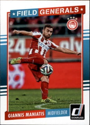 2015 Donruss Field Generals #4 Giannis Maniatis - NM-MT - Image 1 of 2