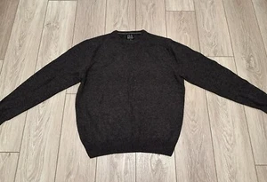 Jos. A. Bank Executive Collection Lambswool Pullover Gr. M grau Rundhals - Bild 1 von 7