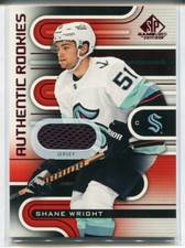 2022-23 SP GAME USED #230 SHANE WRIGHT AUTHENTIC ROOKIE JERSEY