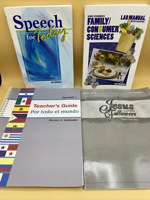 Abeka Grade 11 Spanish 1, Jesus & His Followers, Speech For Today, Home Ec Lab - Image 1 of 4