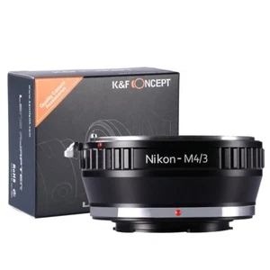 Adapter for Nikon AI F Lens Mount to Micro4/3 M43 E-M5 PM2 E-PL5 GX1 K&F Concept - Picture 1 of 8