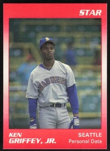 1991 Star Ken Griffey Jr./Sr. Red Ken Griffey Jr. Card #10 - Seattle Mariners - Picture 1 of 2