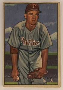 Iglesia Bowman Emory "Bubba" 1952 #40 Philadelphia Phillies - Imagen 1 de 2