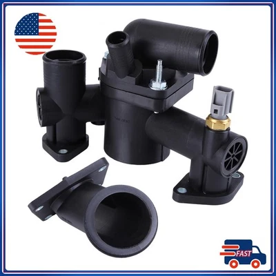 Carcasa de termostato con termostato para Jaguar S-Type XJ8 XJR 2003-2005 4,2 L NUEVO Foto 1 de 4