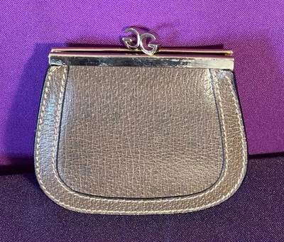 Monedero de cuero vintage GG Gucci Foto 1 de 4