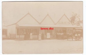 POSTAL ANTIGUA con foto real Saies Store Renmark Australia del Sur 1908 - Imagen 1 de 2
