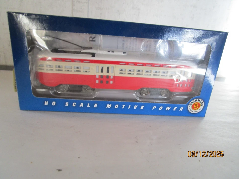 Carro PCC Bachmann, HO, 62933 St. Louis Railways, como nuevo en OB. Foto 1 de 1