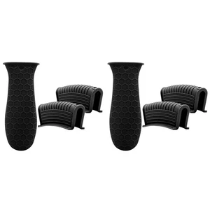 2X Silikon Hot Halter Abdeckung Set Assist Pan ÄRmel Topf1269 - Bild 1 von 7