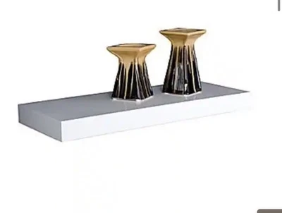 Estantería Flotante, Blanca, Estantería de Pared Decorativa 24”. Elegante, resistente, versátil Foto 1 de 4