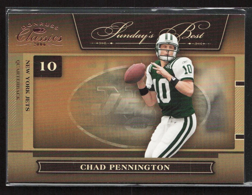 Chad Pennington 2006 Donruss Classics #SB-11 Sunday's Best Bronze /1000 - Image 1 of 2