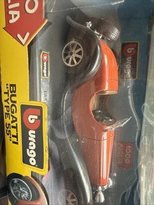1:24 Scale Burago VIP 1238 Die-Cast 1932 Bugatti "Type55" Sports Car 1000 Miglia - Picture 1 of 4