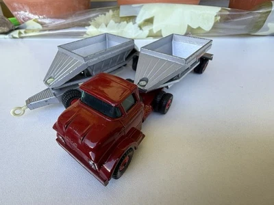 Matchbox Vintage Lesney 1967 King Size K4 Twin Fruehauf Rimorchi Tramoggia  - Immagine 1 di 4