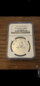 1997 P Botanic Garden Commemorative Silver Dollar NGC PF 70 Ultra Cameo🔥🔥 - Picture 1 of 2