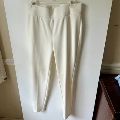 Women's Ruby Rd. Cream Off White Pull On Dress Pants S - Image 1 of 4