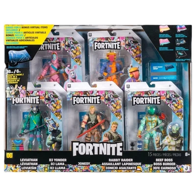 Fortnite Legendary Series 6", 5 Figure Pack with 6 Virtual Item Codes Epic Games - Image 1 of 4